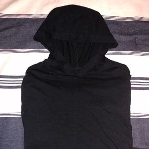 Lightweight black hoodie. Perfect condition.